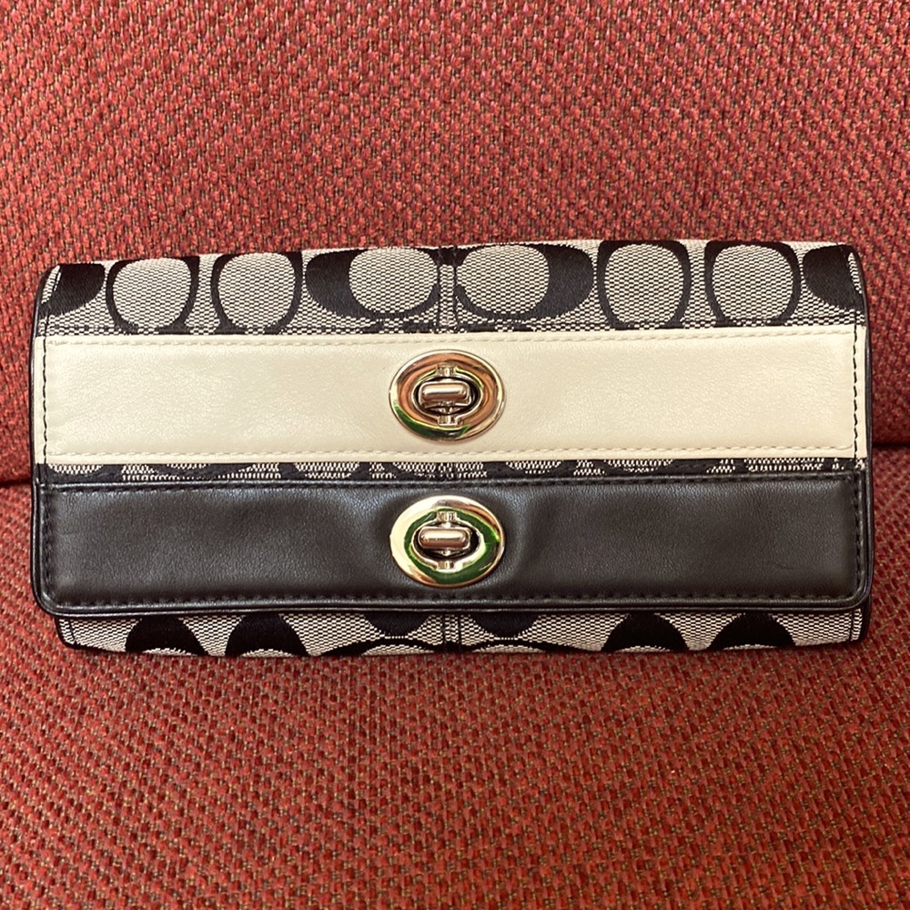 Coach Signature Slim Envelope Wallet